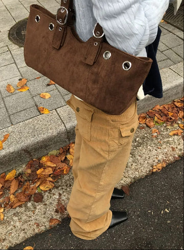 POCKET CORDUROY BOOTCUT PANTS